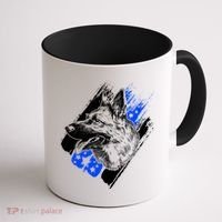 K-9 Police Dog Blue Line Coffee Mug thumb 1