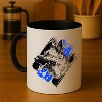 K-9 Police Dog Blue Line Coffee Mug thumb 4