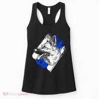 K-9 Police Dog Blue Line Women's Tank Top thumb 0