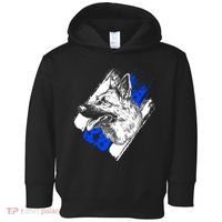K-9 Police Dog Blue Line Toddler Hoodie thumb 0