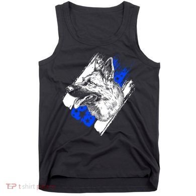 K-9 Police Dog Blue Line Tank Top