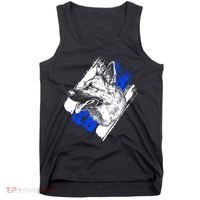 K-9 Police Dog Blue Line Tank Top thumb 0