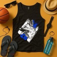 K-9 Police Dog Blue Line Tank Top thumb 4