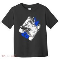 K-9 Police Dog Blue Line Toddler T-Shirt thumb 0