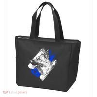 K-9 Police Dog Blue Line Tote Bag thumb 3