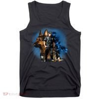 K-9 With Police Officer Silhouette  Tank Top thumb 0