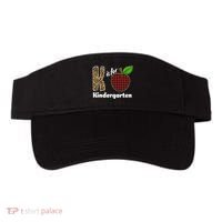 K Is For Kindergarten Teacher Leopard Buffalo Plaid Visor thumb 0