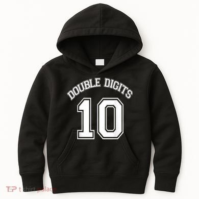 K.i.d.s 10th Birthday Double Digits Day Kids Hoodie