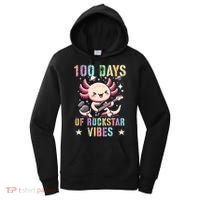 Kawaii 100 DAYS School ROCKSTAR VIBES Axolotl Music Guitar Women's Hoodie thumb 0
