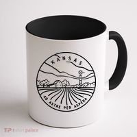 Kansas 1861 State Of Kansas Coffee Mug thumb 1