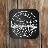 Kansas 1861 State Of Kansas Coaster thumb 0