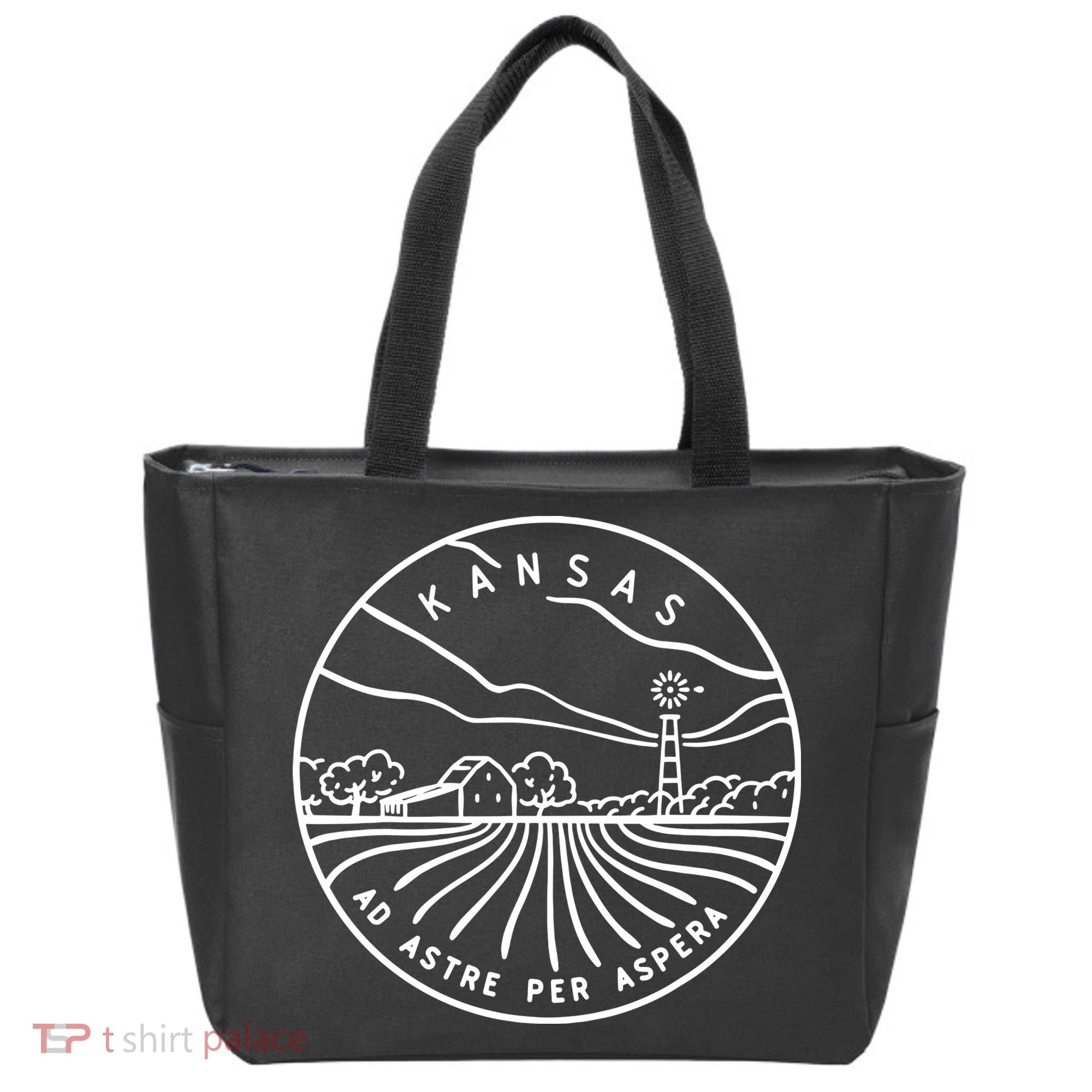 Kansas 1861 State Of Kansas Tote Bag