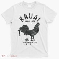 Kauai 1959 The Garden Isle Chicken Hawaii Vintage Hawaiian T-Shirt thumb 0