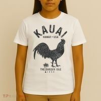 Kauai 1959 The Garden Isle Chicken Hawaii Vintage Hawaiian T-Shirt thumb 4