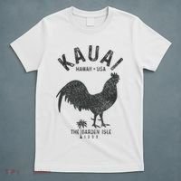 Kauai 1959 The Garden Isle Chicken Hawaii Vintage Hawaiian T-Shirt thumb 5