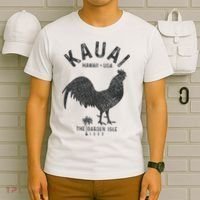 Kauai 1959 The Garden Isle Chicken Hawaii Vintage Hawaiian T-Shirt thumb 6
