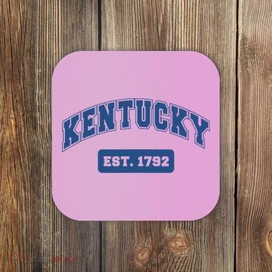 Kentucky 1792 Varsity Retro Style Coaster
