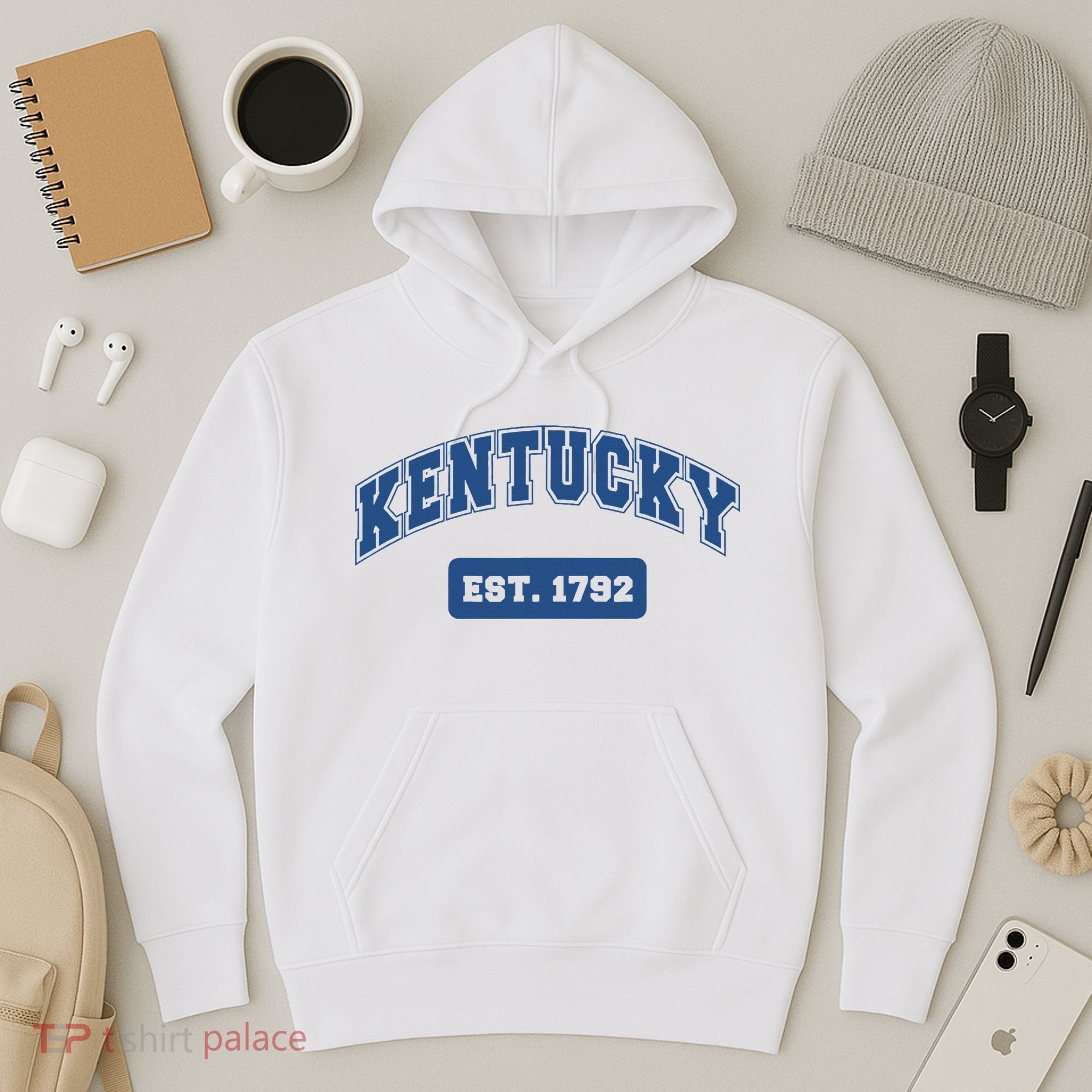 Kentucky 1792 Varsity Retro Style Hoodie