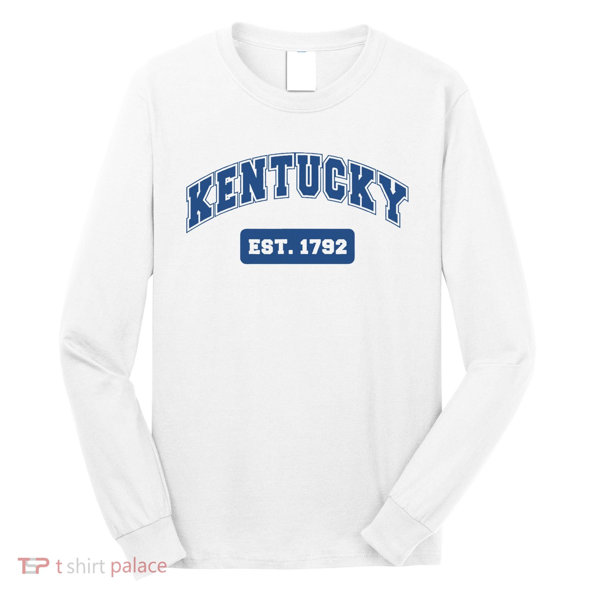 Kentucky 1792 Varsity Retro Style Long Sleeve Shirt