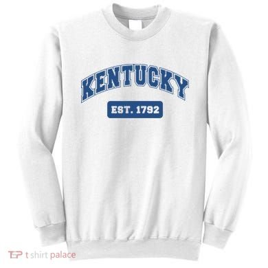 Kentucky 1792 Varsity Retro Style Sweatshirt
