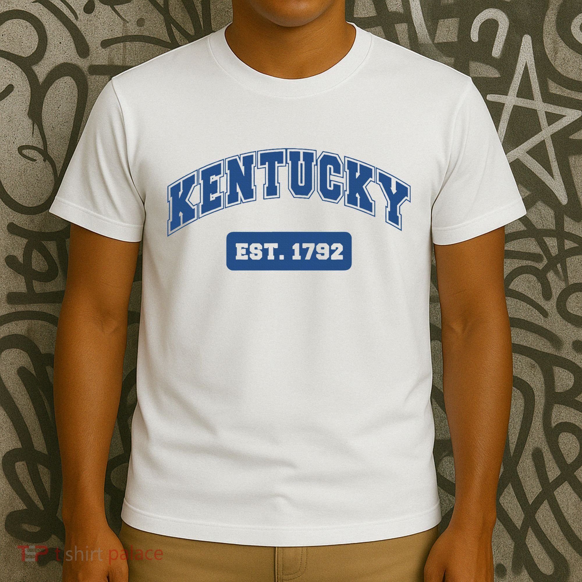 Kentucky 1792 Varsity Retro Style T-Shirt