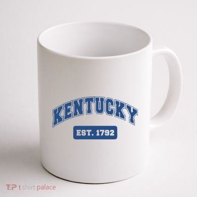 Kentucky 1792 Varsity Retro Style Coffee Mug back