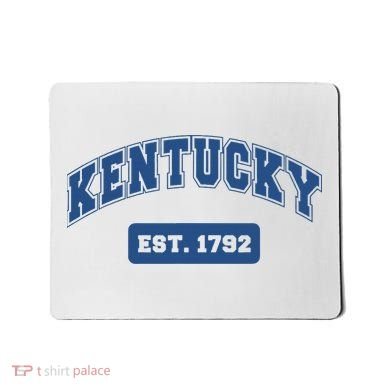 Kentucky 1792 Varsity Retro Style Mousepad