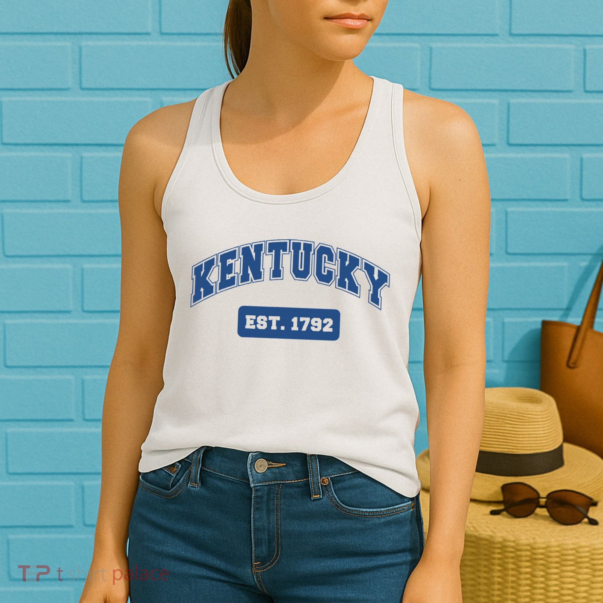 Kentucky 1792 Varsity Retro Style Women's Tank Top