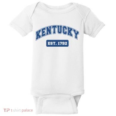 Kentucky 1792 Varsity Retro Style Baby Bodysuit