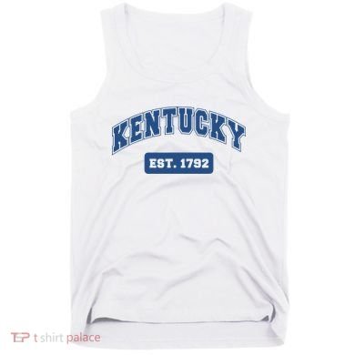 Kentucky 1792 Varsity Retro Style Tank Top
