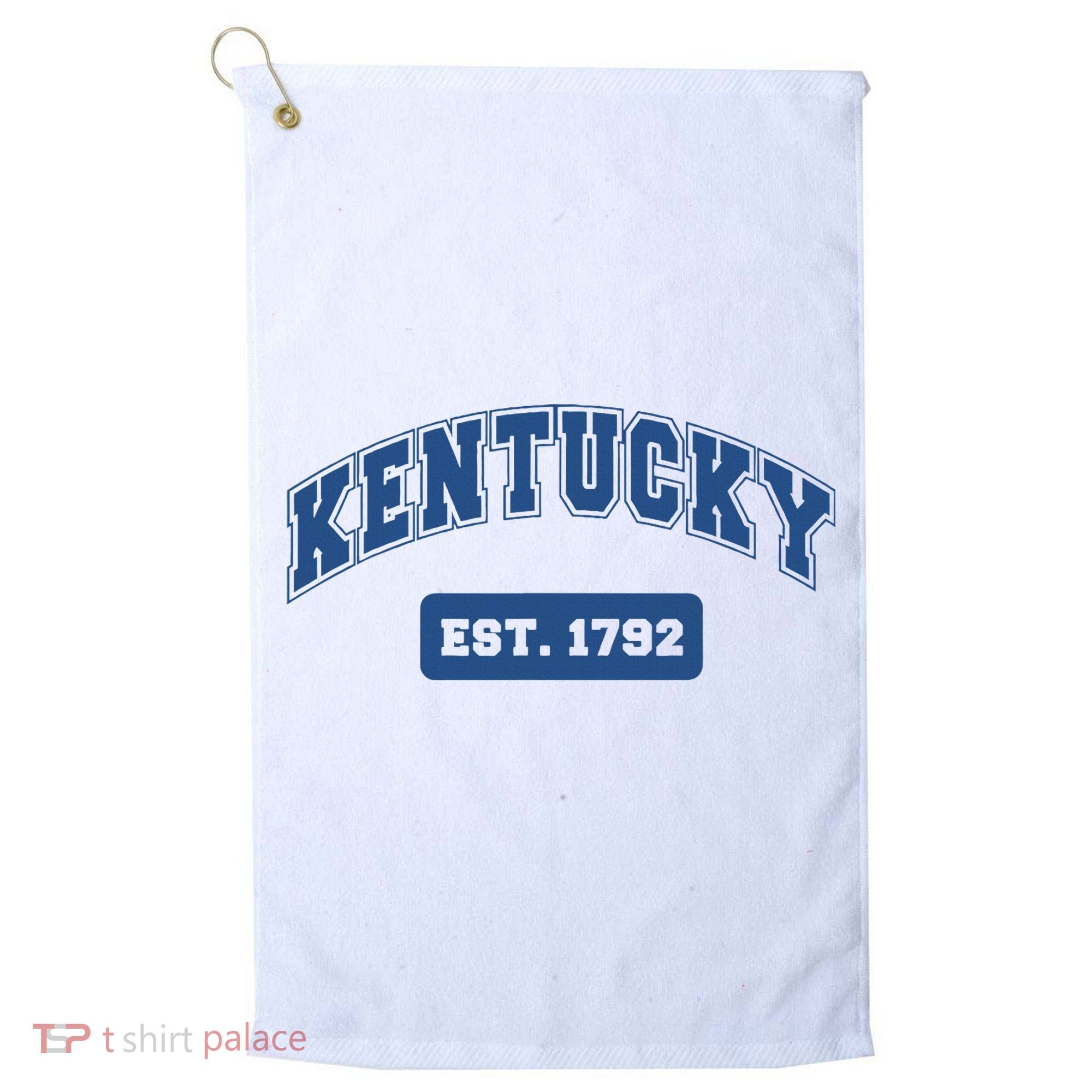 Kentucky 1792 Varsity Retro Style Golf Towel