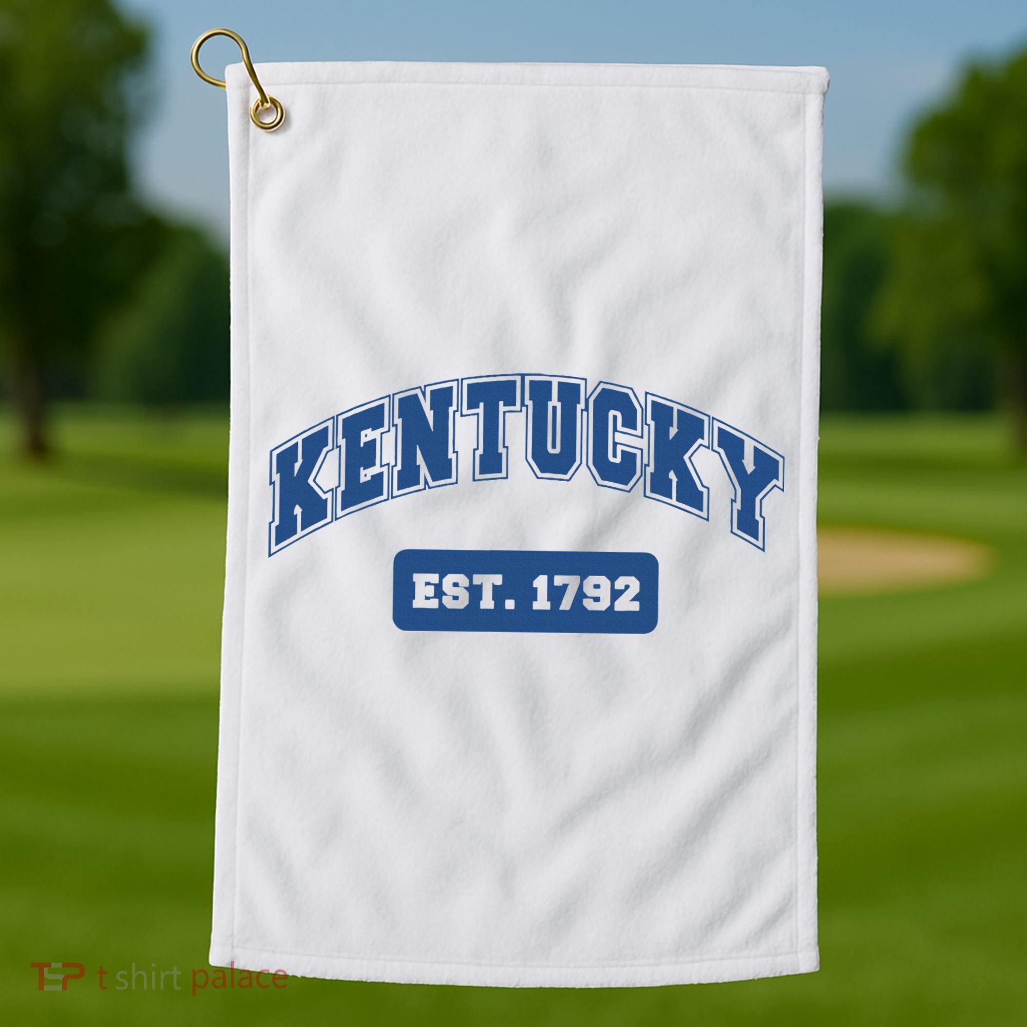Kentucky 1792 Varsity Retro Style Golf Towel