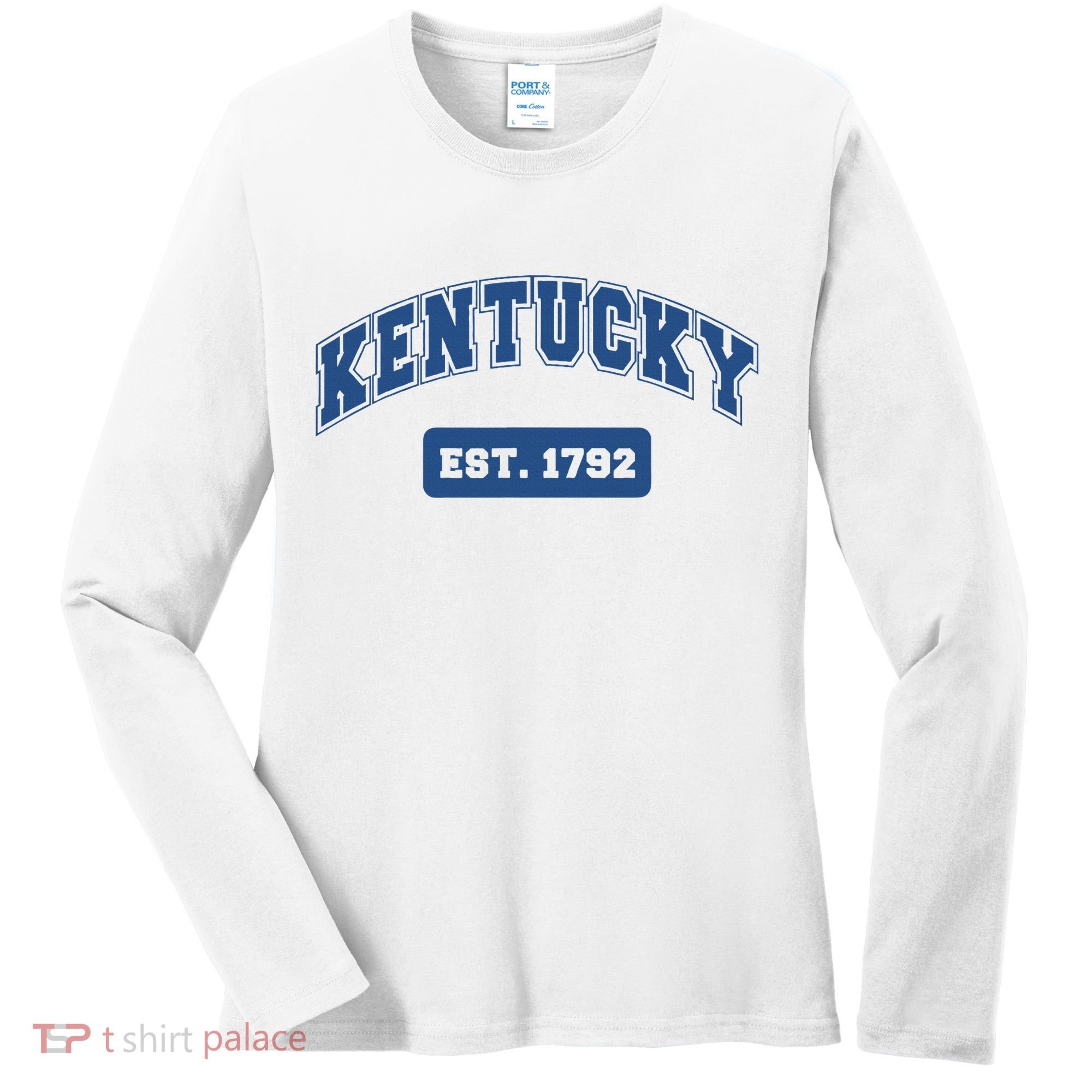 Kentucky 1792 Varsity Retro Style Women's Long Sleeve Shirt
