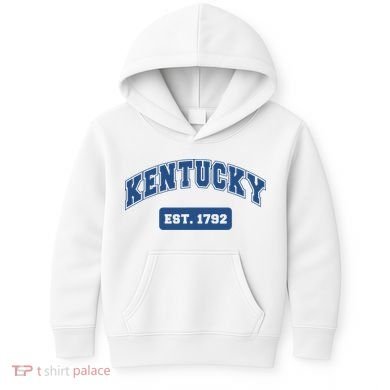 Kentucky 1792 Varsity Retro Style Kids Hoodie