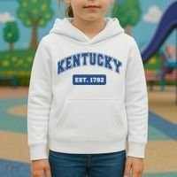Kentucky 1792 Varsity Retro Style Kids Hoodie thumb 3