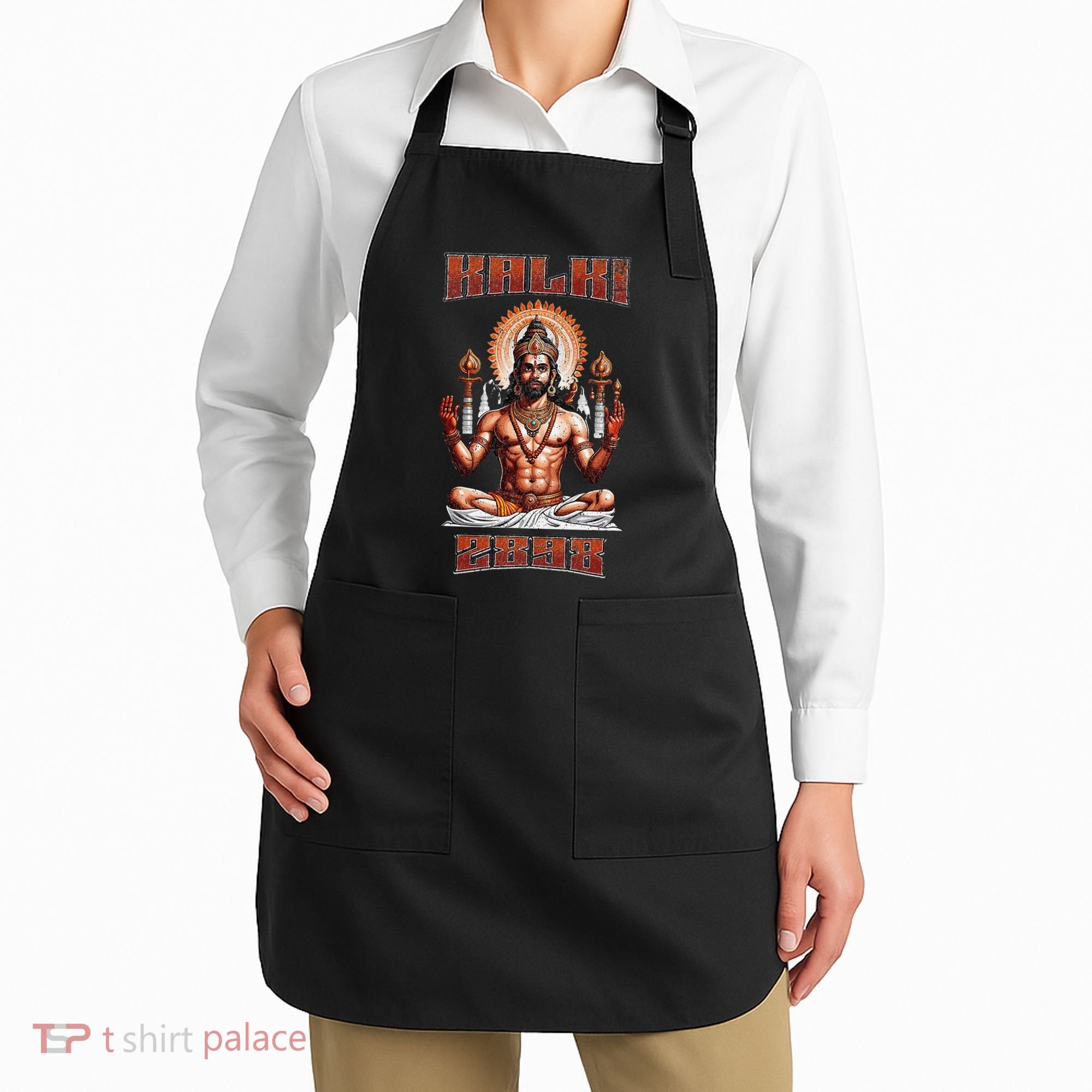 Kalki 2898 Ad Lord Vishnu Hindu Gods Avatars Apron