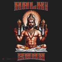 Kalki 2898 Ad Lord Vishnu Hindu Gods Avatars Golf Towel thumb 3