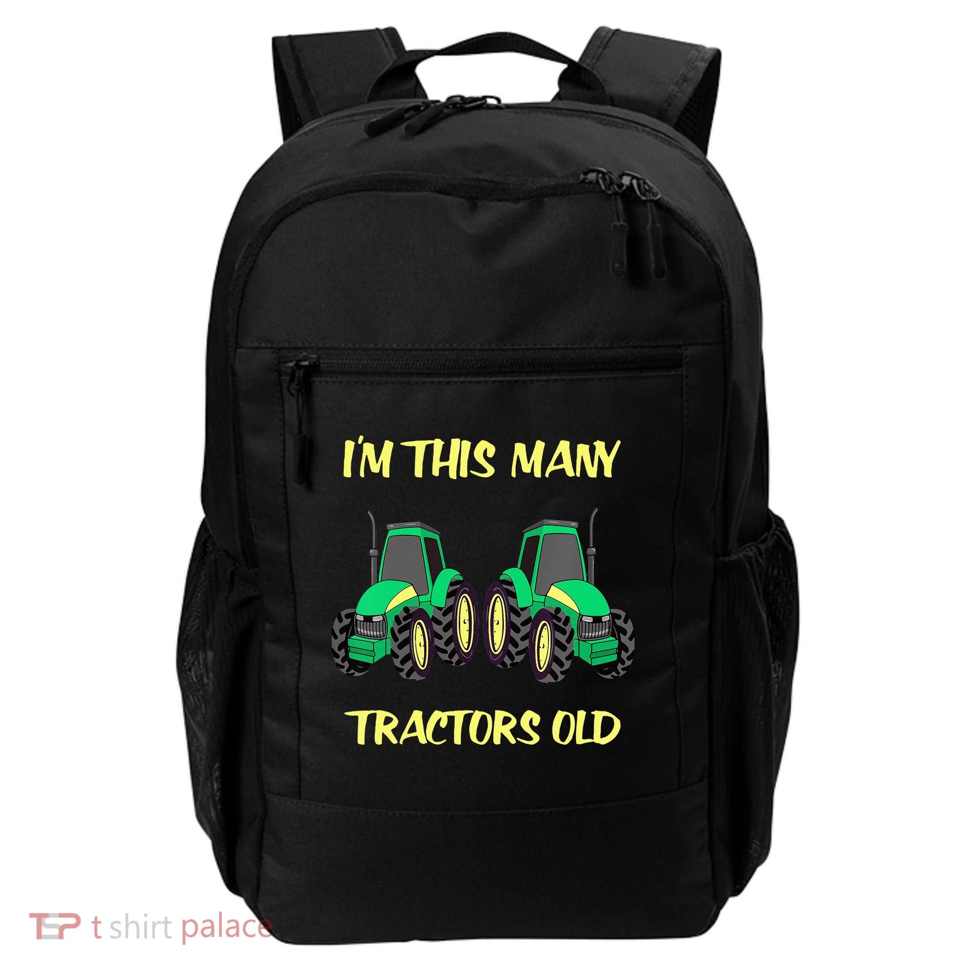 Kids 2 Birthday Tractor Im This Many Tractors Old Backpack