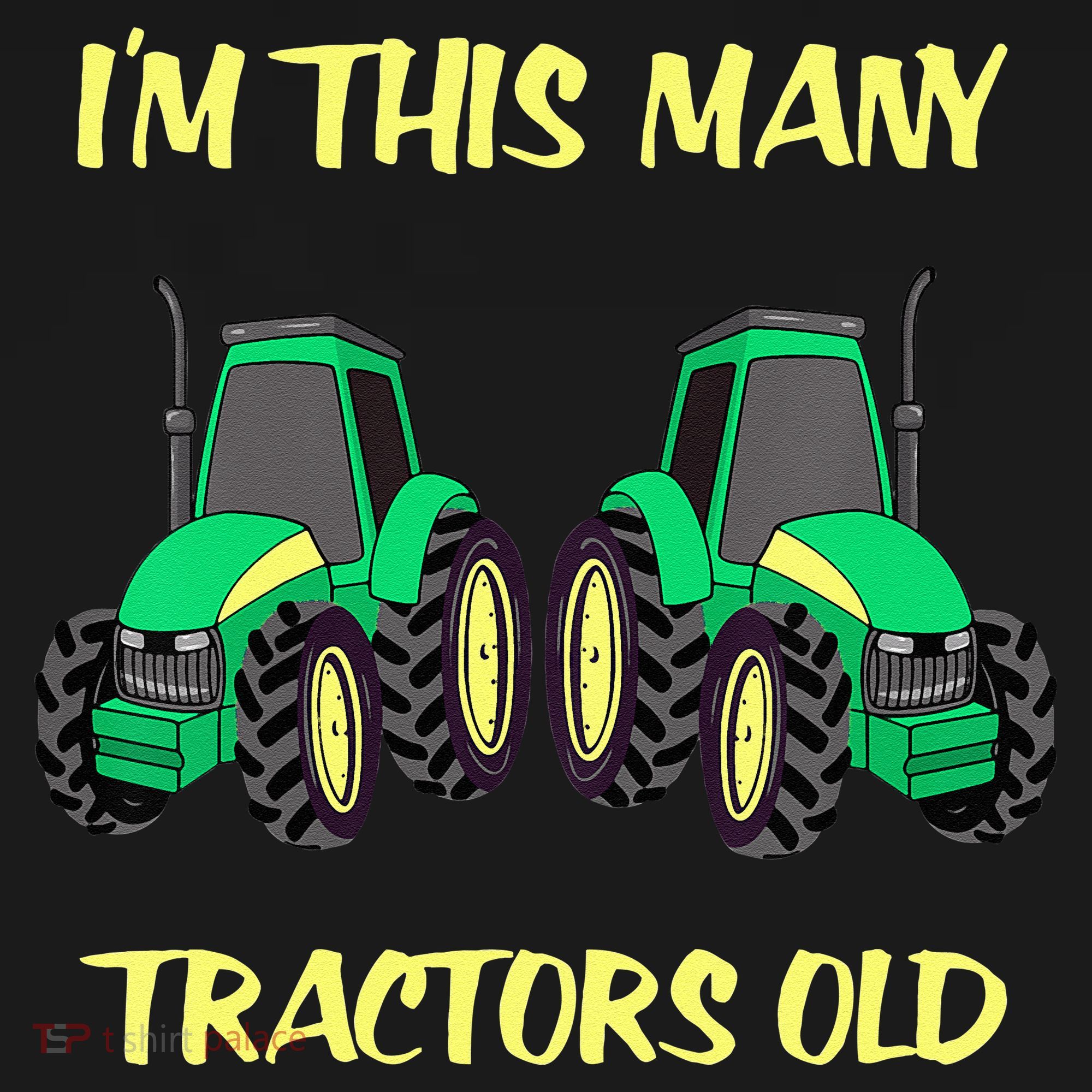Kids 2 Birthday Tractor Im This Many Tractors Old Women's Tank Top