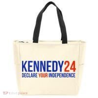 Kennedy 24 Declare Your Independence Rfk 2024 Election Tote Bag thumb 0