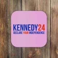 Kennedy 24 Declare Your Independence Rfk 2024 Election Coaster thumb 0