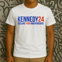 Kennedy 24 Declare Your Independence Rfk 2024 Election T-Shirt thumb 3