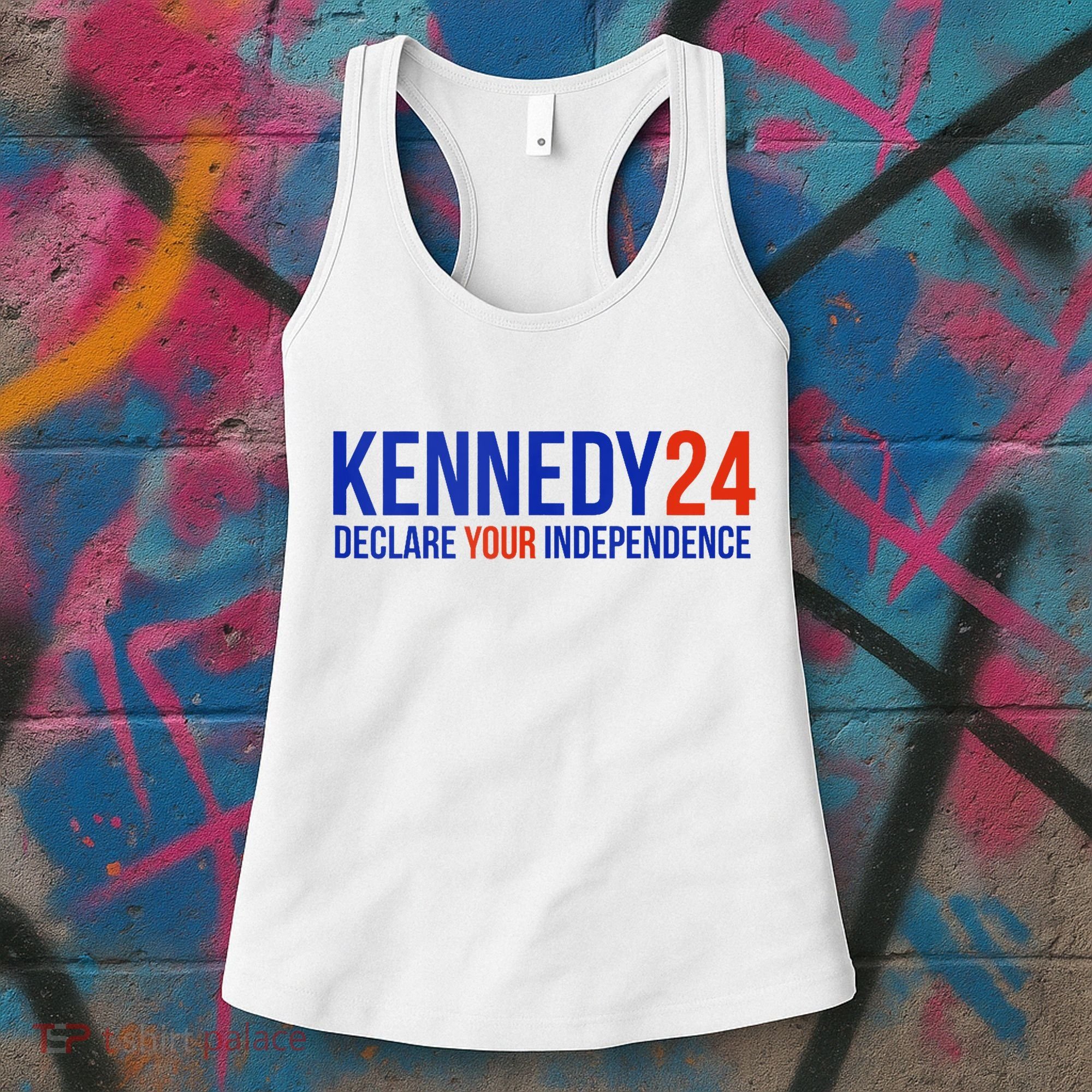 Kennedy 24 Declare Your Independence Rfk 2024 Election Women's Tank Top
