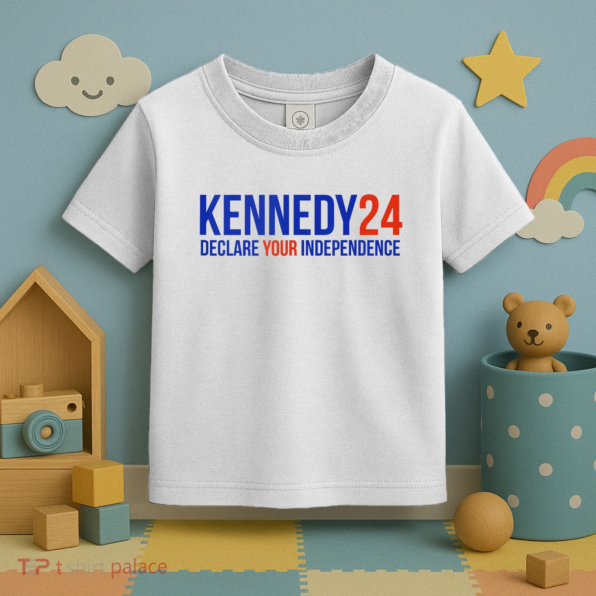 Kennedy 24 Declare Your Independence Rfk 2024 Election Toddler T-Shirt