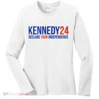 Kennedy 24 Declare Your Independence Rfk 2024 Election Women's Long Sleeve Shirt thumb 0