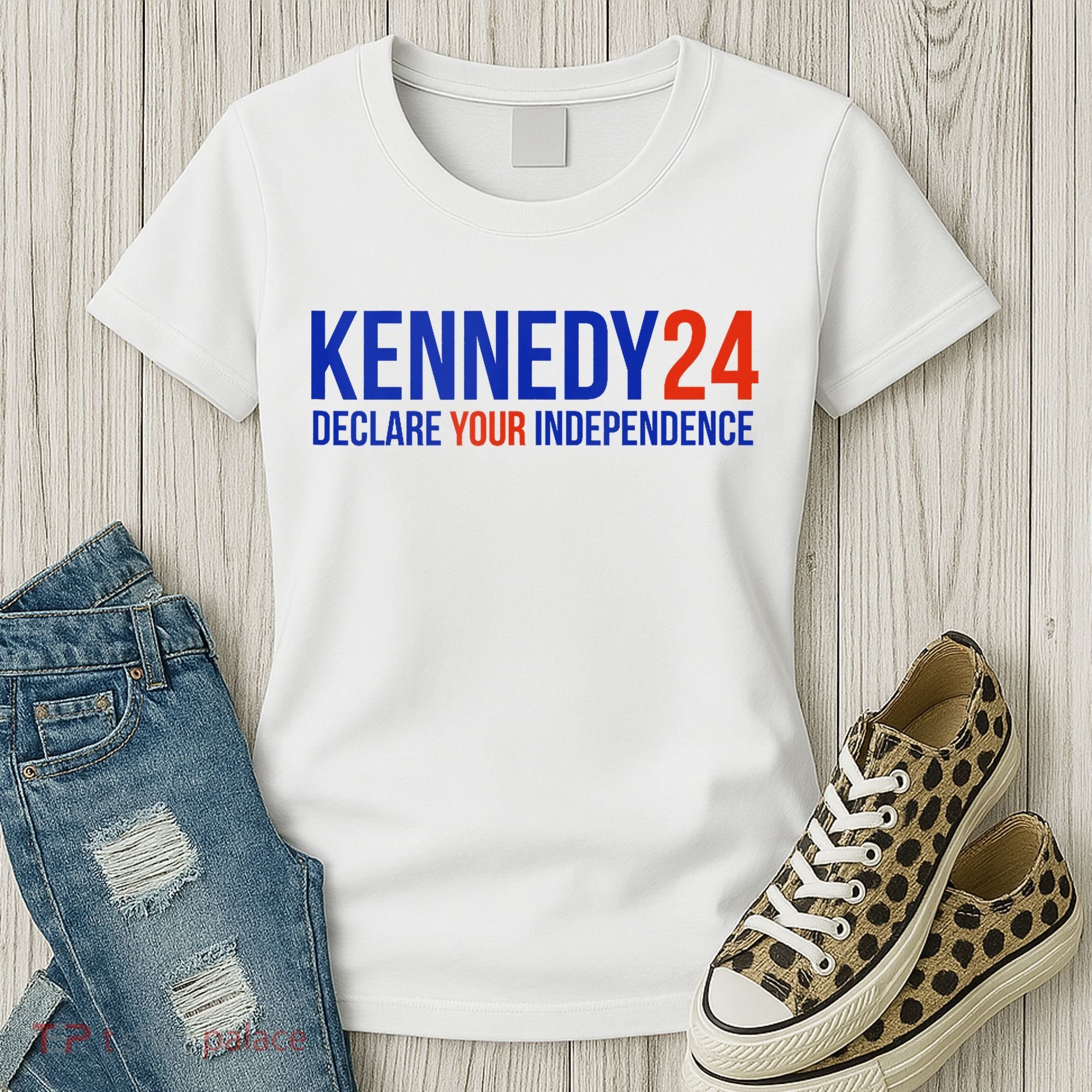 Kennedy 24 Declare Your Independence Rfk 2024 Election Women's T-Shirt