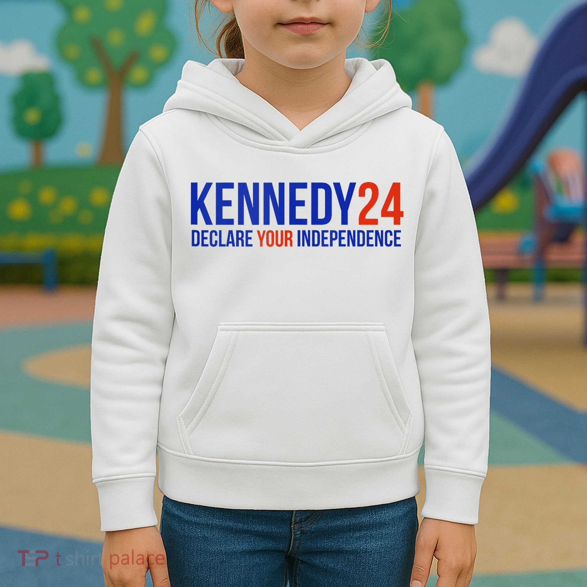 Kennedy 24 Declare Your Independence Rfk 2024 Election Kids Hoodie