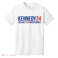 Kennedy 24 Declare Your Independence Rfk 2024 Election Kids T-Shirt thumb 0
