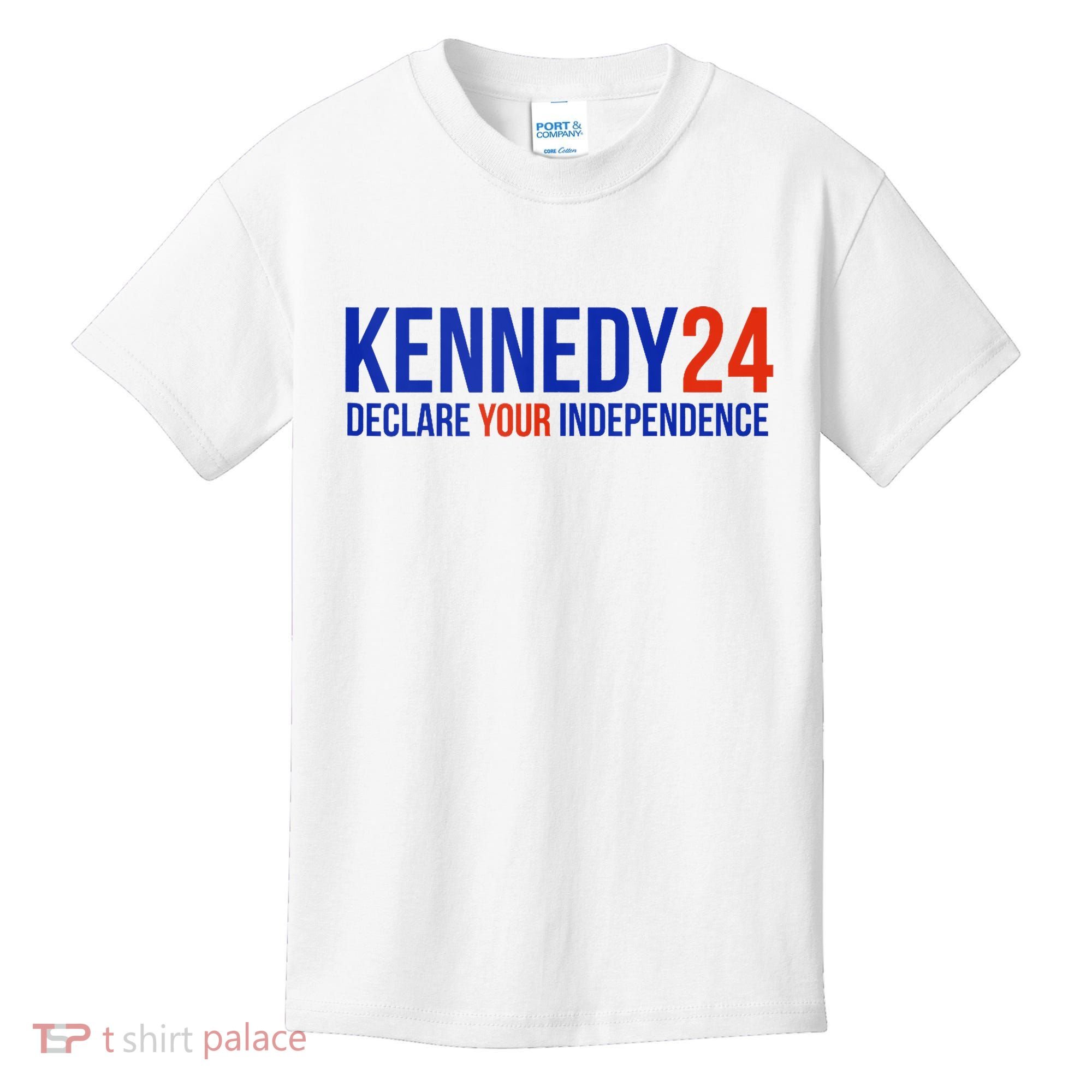 Kennedy 24 Declare Your Independence Rfk 2024 Election Kids T-Shirt