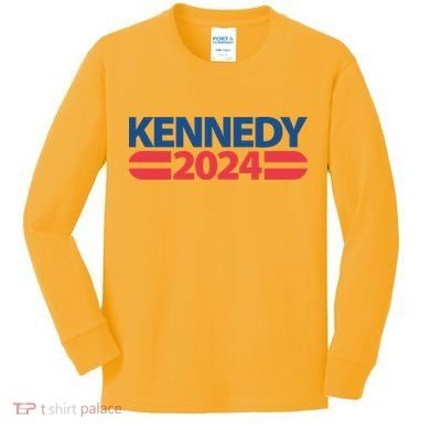 Kennedy 2024 Election Logo Kids Long Sleeve Shirt